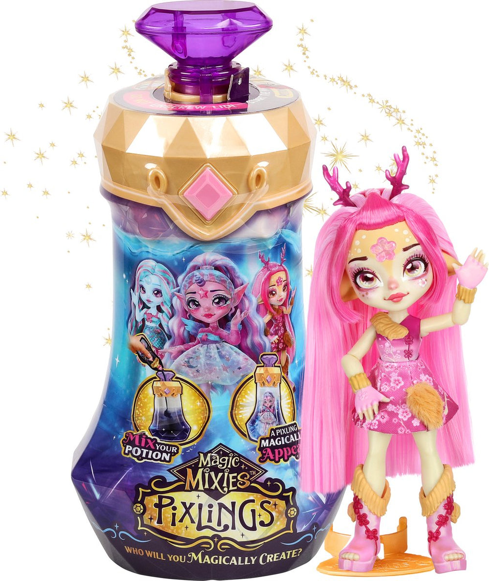 Moose Toys Mixies Pixlings Deerlee Pink