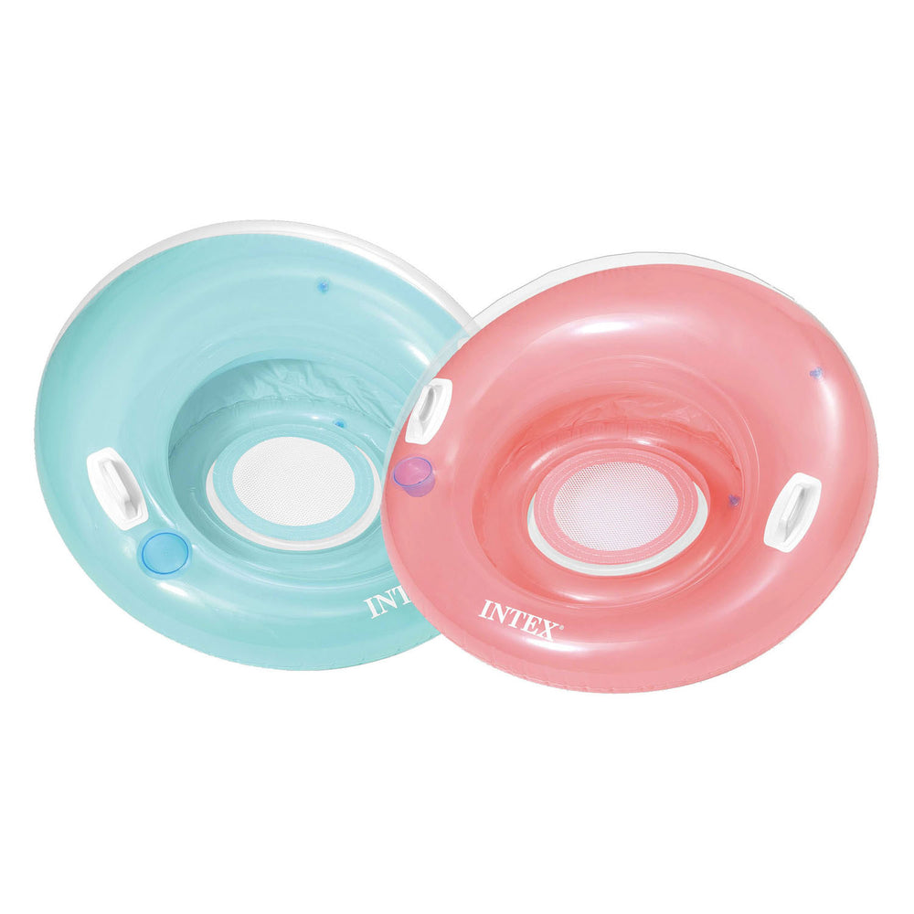 Intex - Gekleurde loungestoel voor op het water-Roze