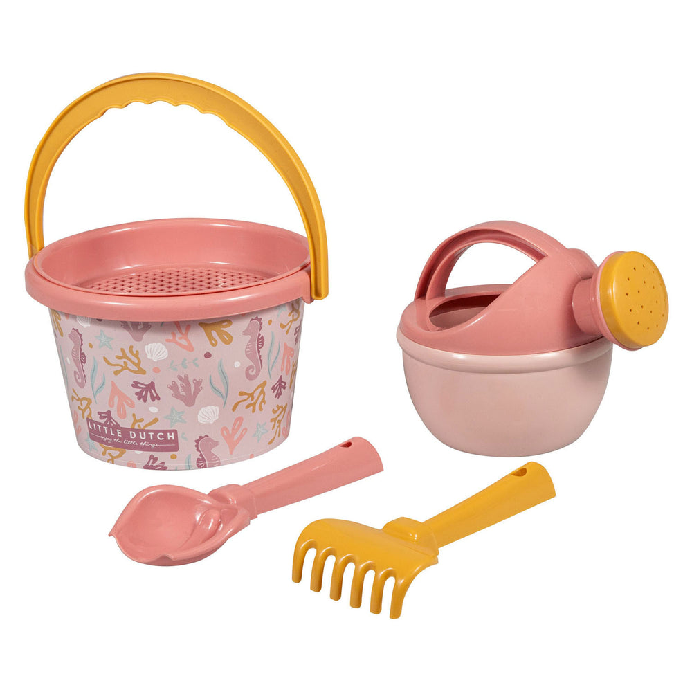 Little dutch ocean dreams roze strandset, 5dlg.