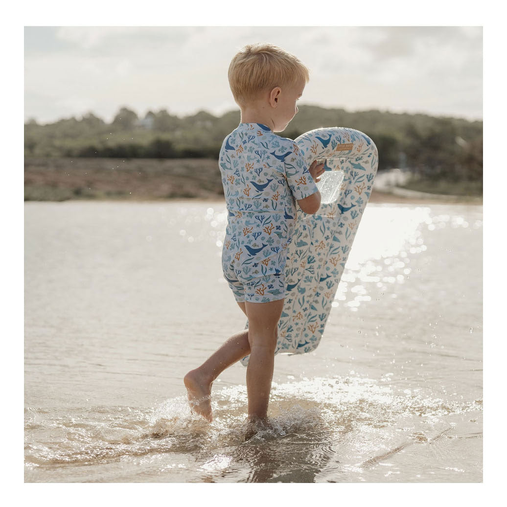 Little Dutch Ocean Dreams luchtbed blauw