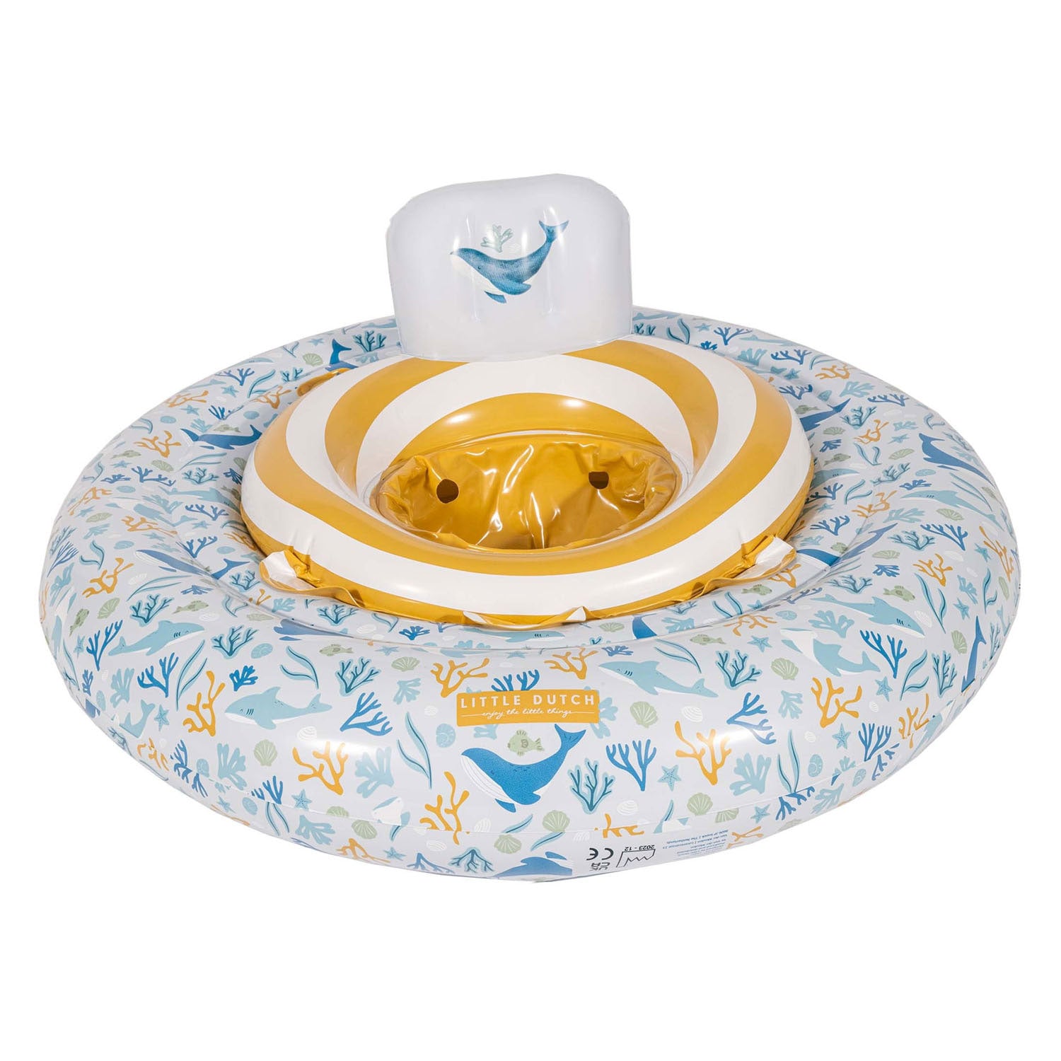 Little Dutch ocean dream babyzwemring blauw, 67cm
