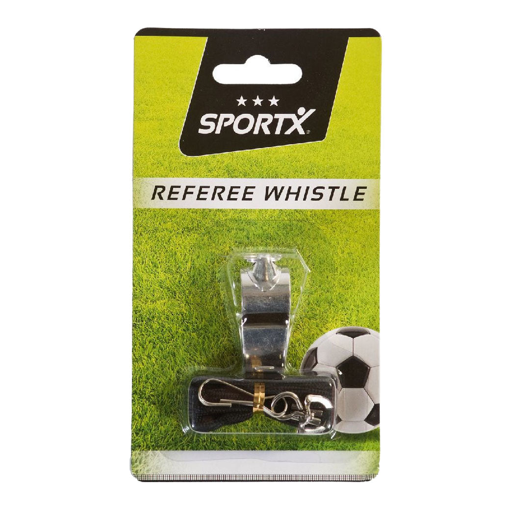 Sportx scheidsrechterfluitje metaal