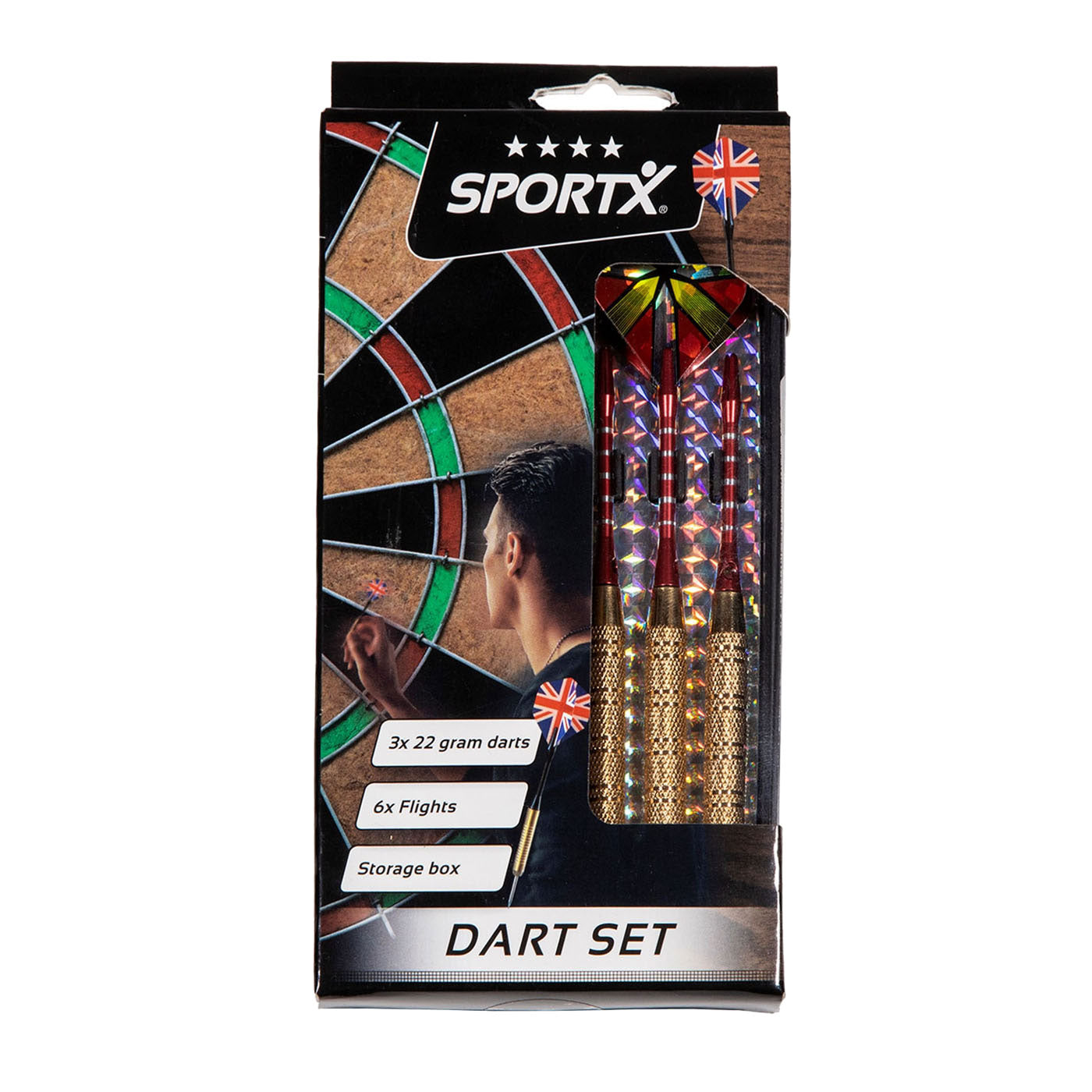 Sportx dart deluxe in etui 22 gram
