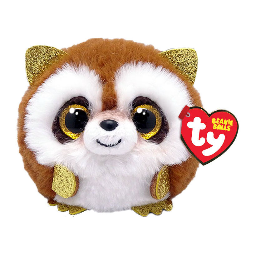 Ty Teeny Puffies Zakkenroller Wasbeer, 10 cm