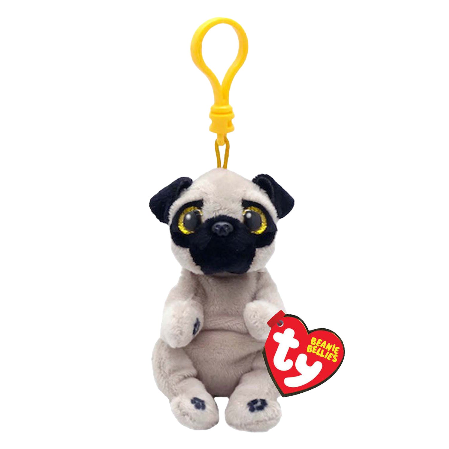 Ty Beanie Baby's buikclip Izzy Dog, 10 cm