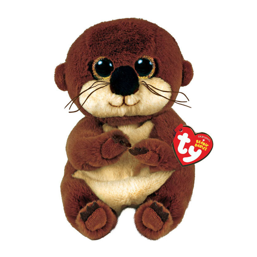 Ty beanie baby knuffel otter mitch 15 cm