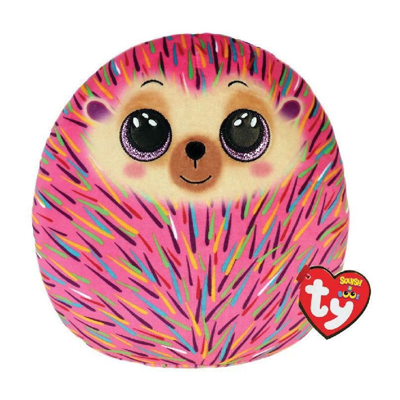 Ty beanie ty squish a boo hildee roze egel, 20 cm