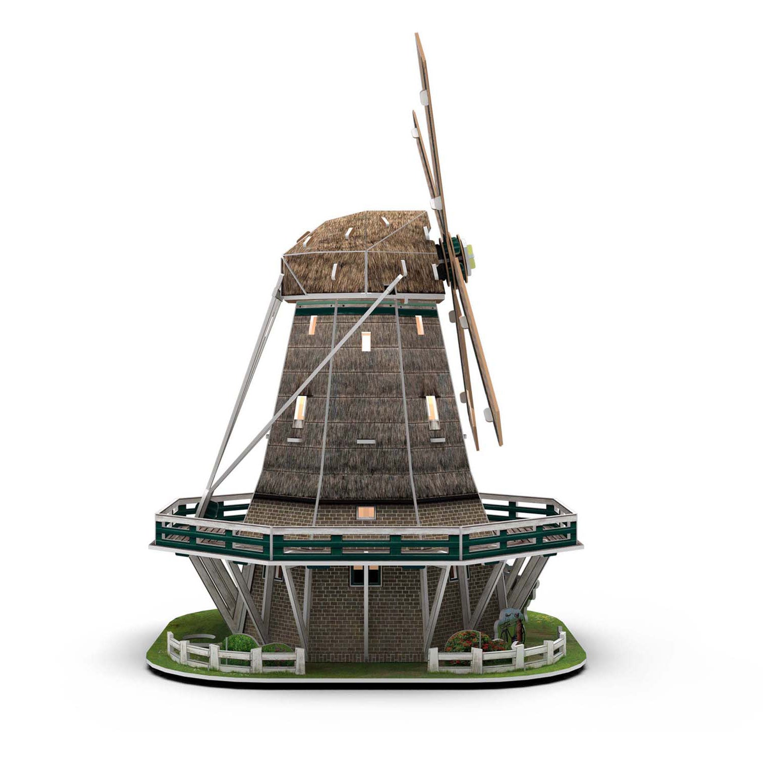 Cubic fun - 3d puzzel molen - led verlichting