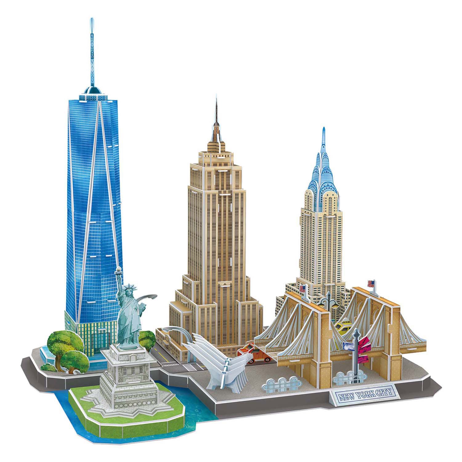 Cubic fun 3d puzzel city line new york city