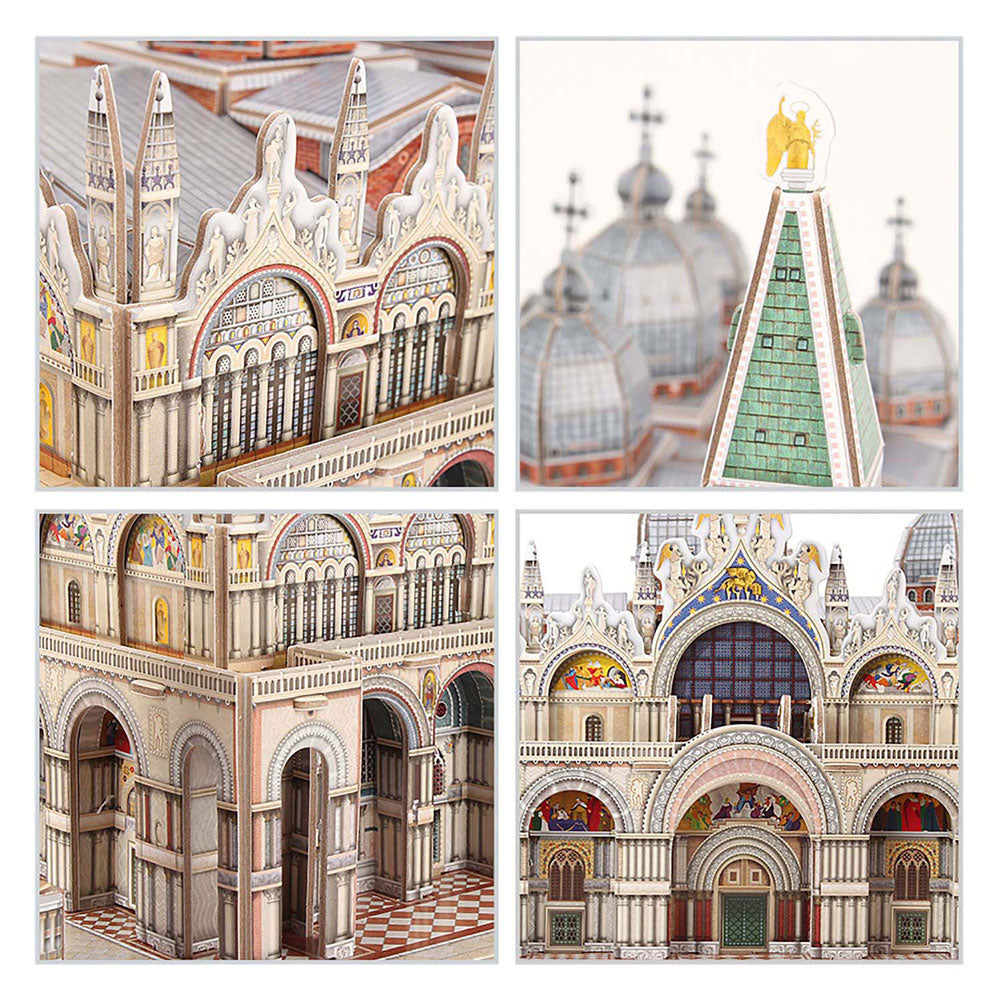 Kubieke leuke 3D-puzzel National Geographic St. Marcoplein