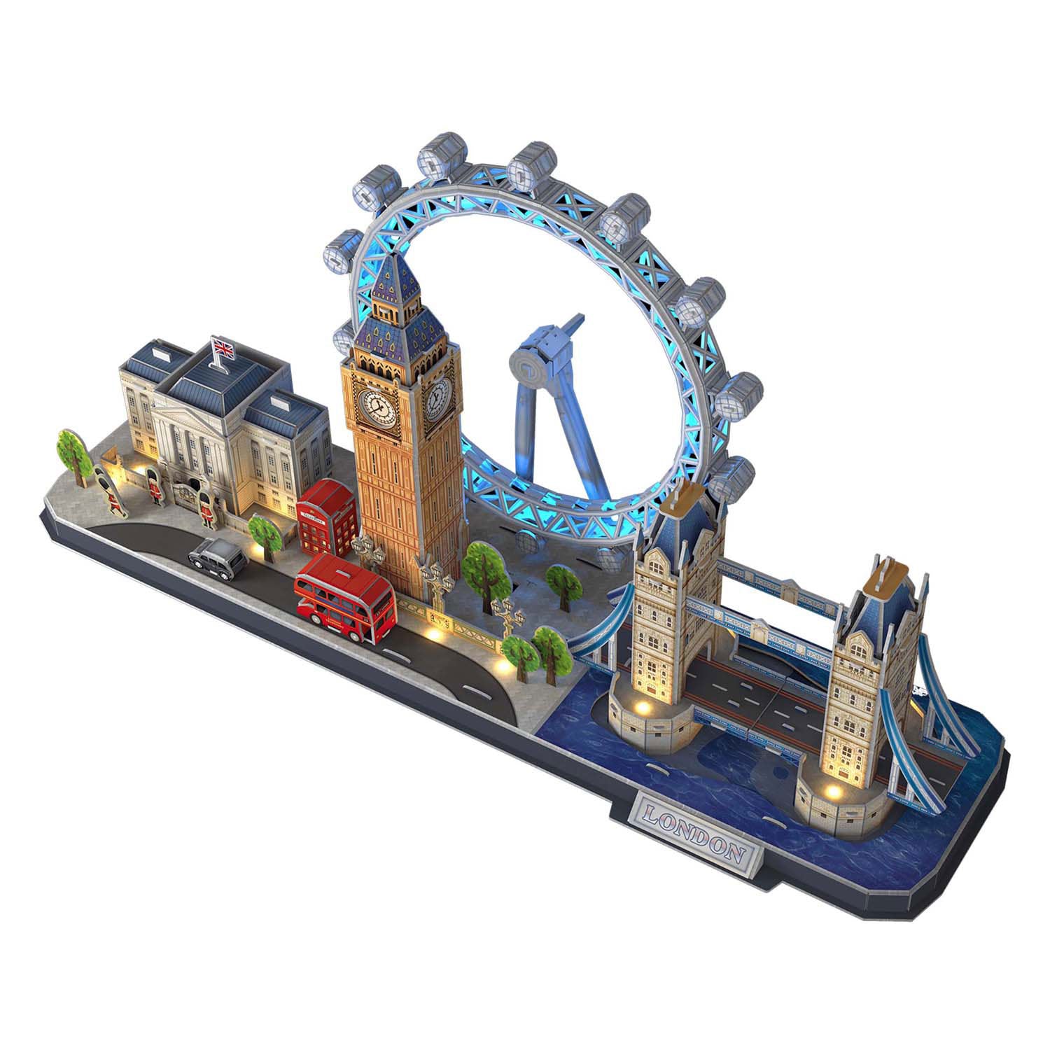 Cubic fun 3d puzzel city line london led, 107st.