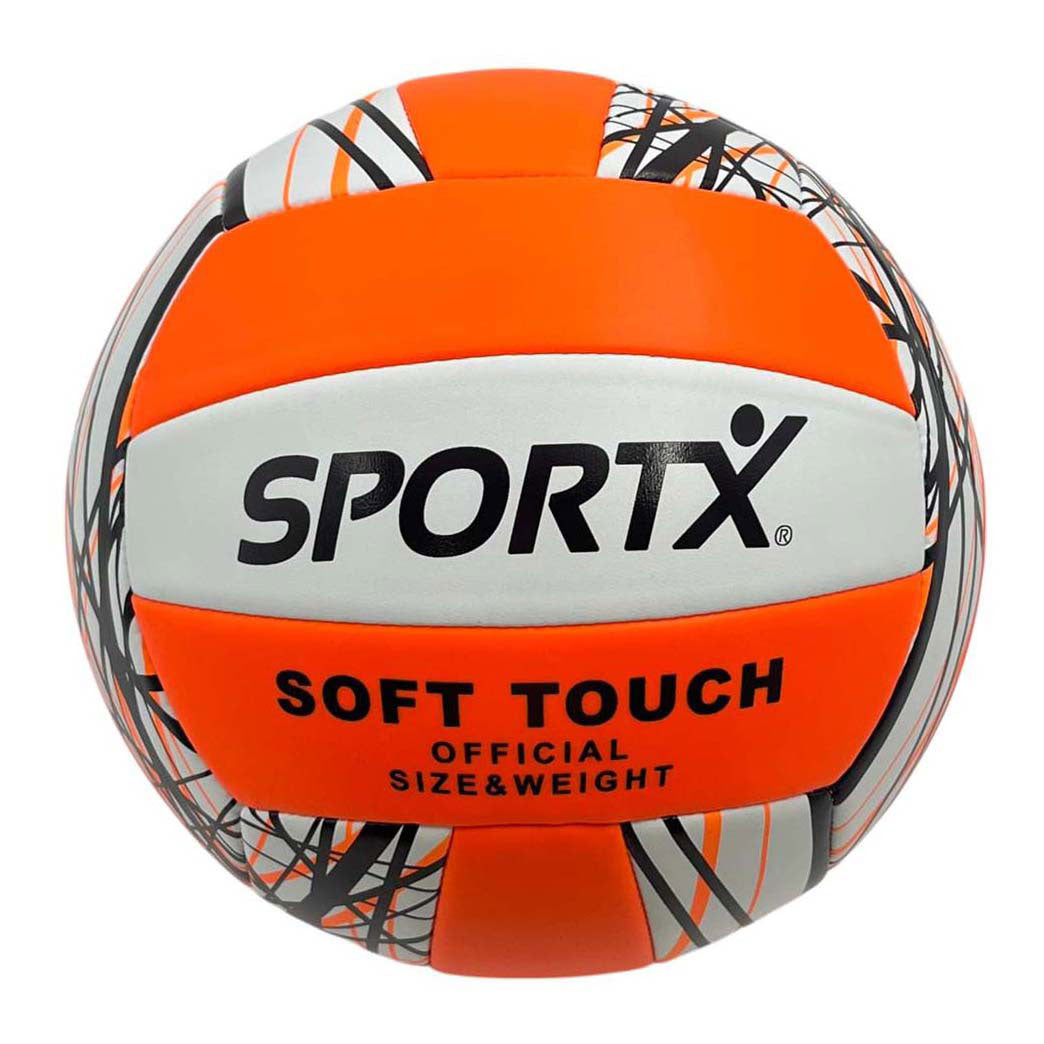 Sportx volleybal officiële maat oranje 260-280gr