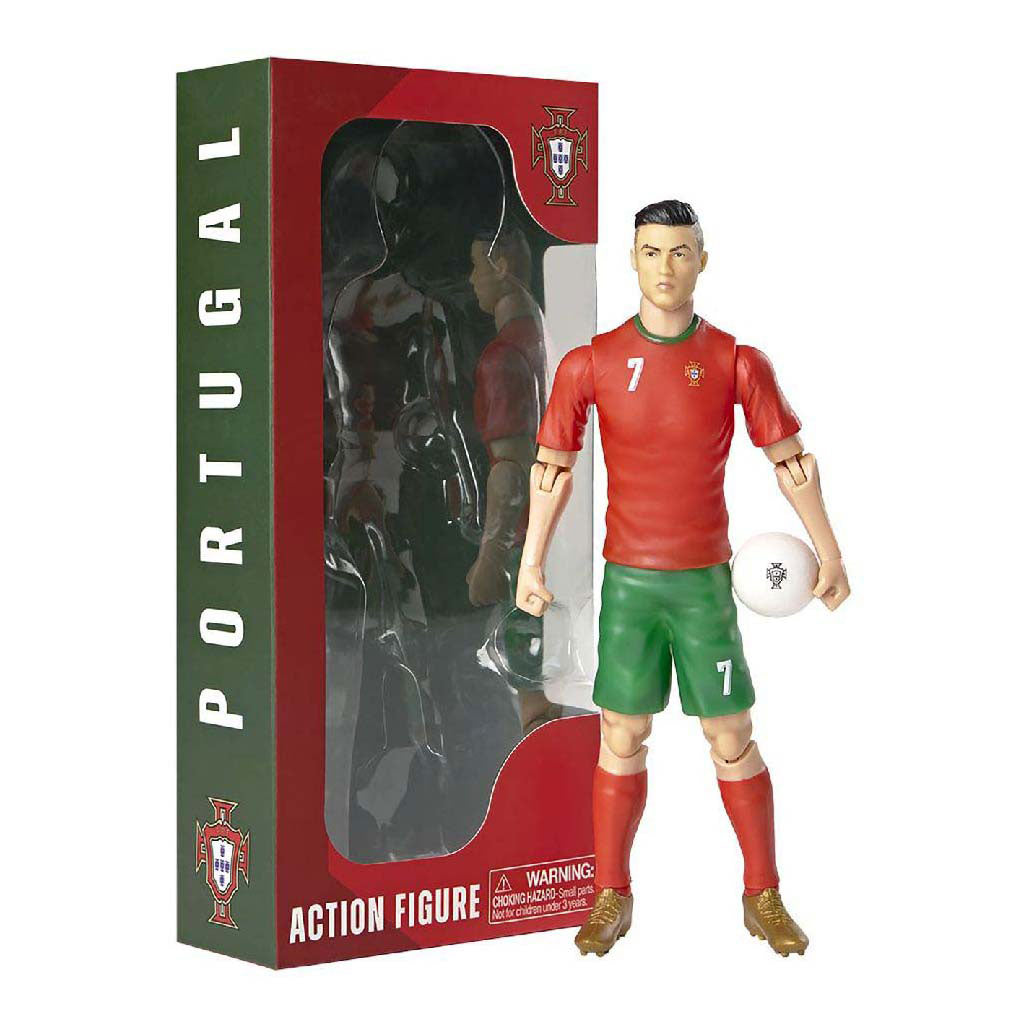 Voetbalfiguur portugal cristiano ronaldo, 20cm