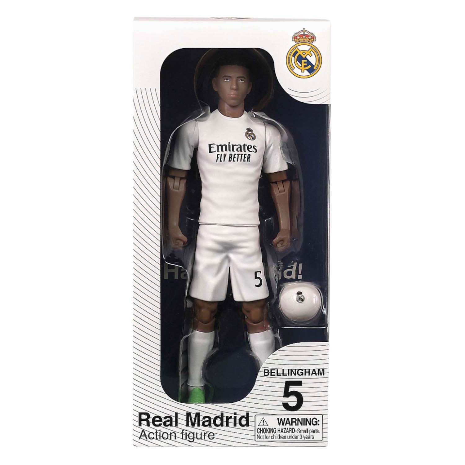 Voetbalfiguur echte madrid jude bellingham, 20cm