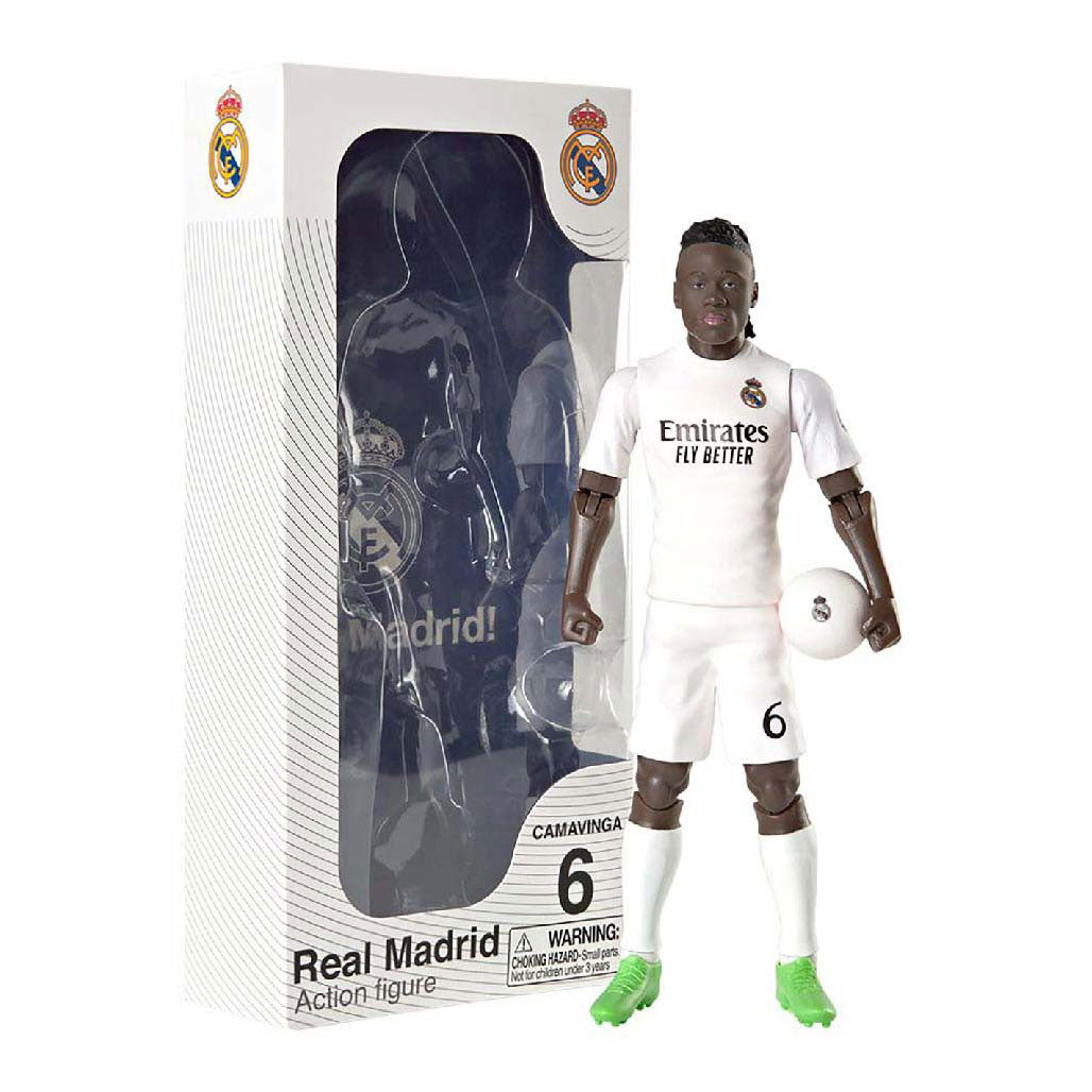 Voetbalfiguur echte madrid eduardo camavinga, 20cm