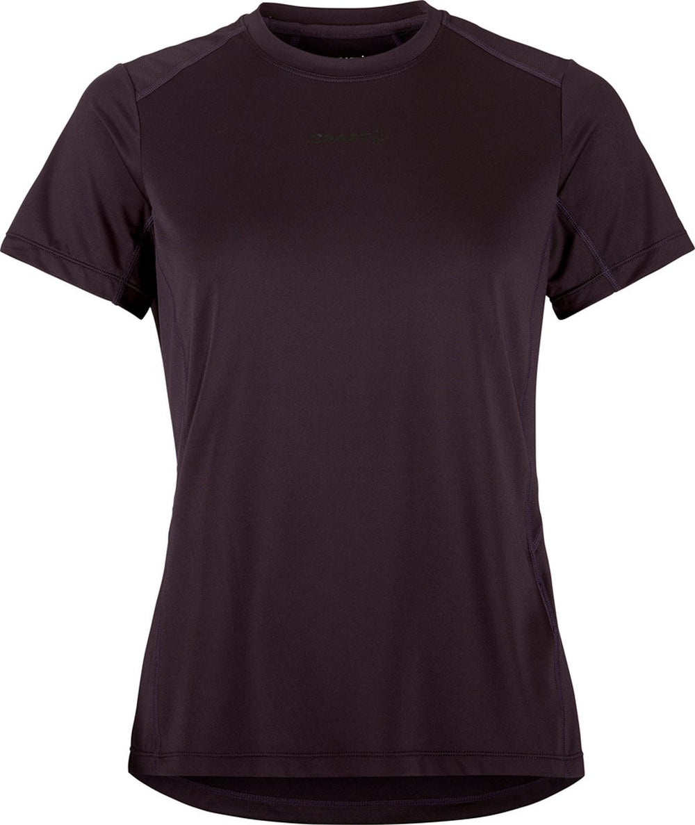 Craft adv essence 2 hardloopshirt dames - dk plum | maat: m