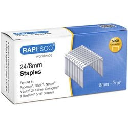 Nietjes rapesco s24802z3 zilver pak van 5000