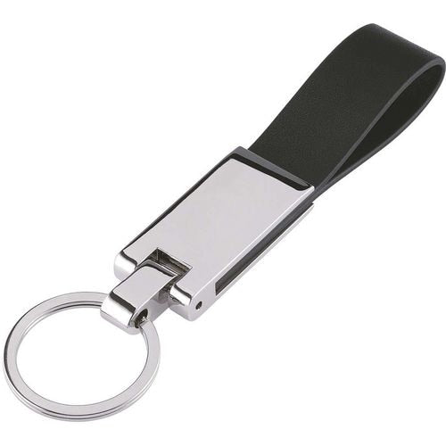 Sleutelhanger wedo metaal leder