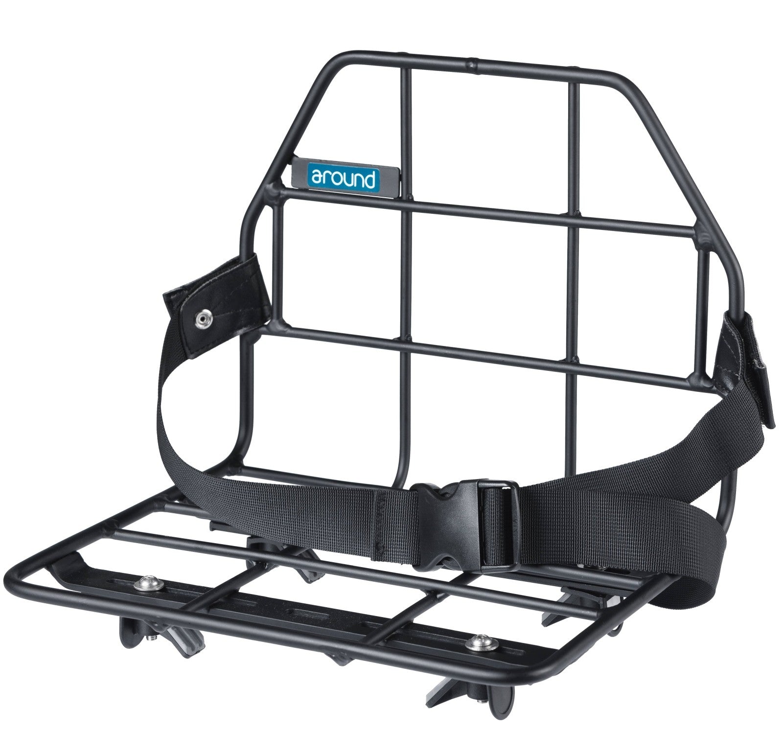 Rond bagagedragerverbreder rek incl. fix systeem - zwart