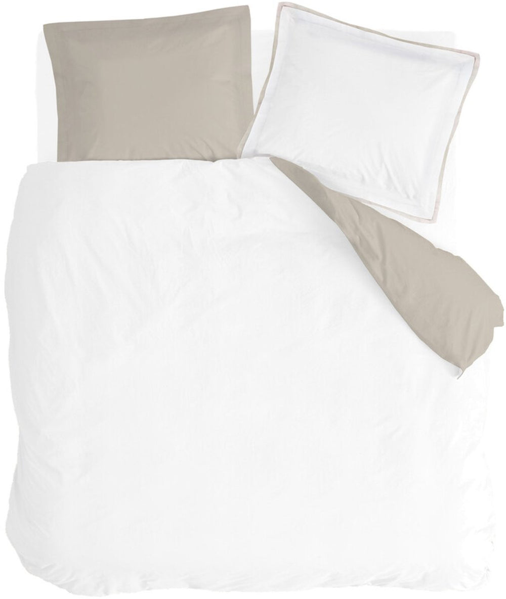 Walra dekbedovertrek classy tencel - 200x220 - 65% tencel 35% katoen bci - off white beige