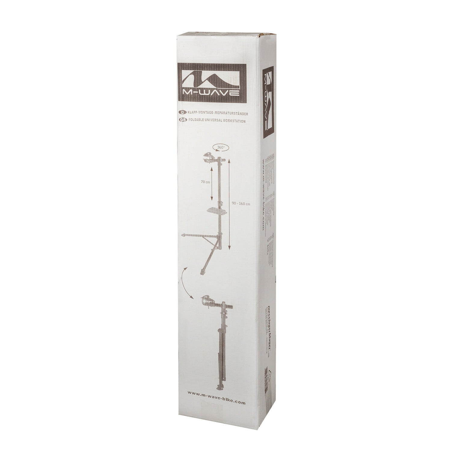 M-wave reparatiestandaard opklapbaar - zwart