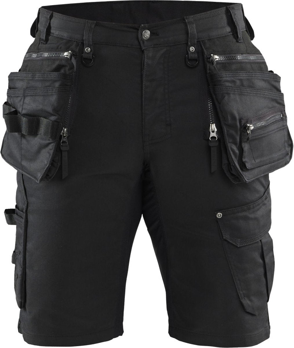 Blåkläder blaklader short denim stretch x1900 1992-1141 - zwart zwart - c56