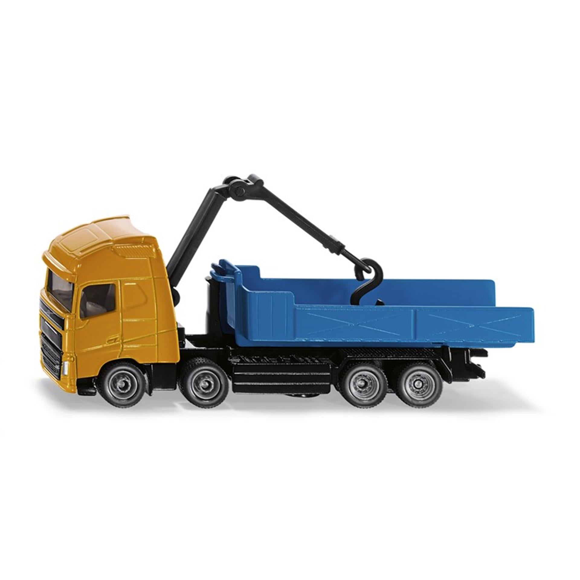 Siku 1683 volvo roll-off tipper met kraan