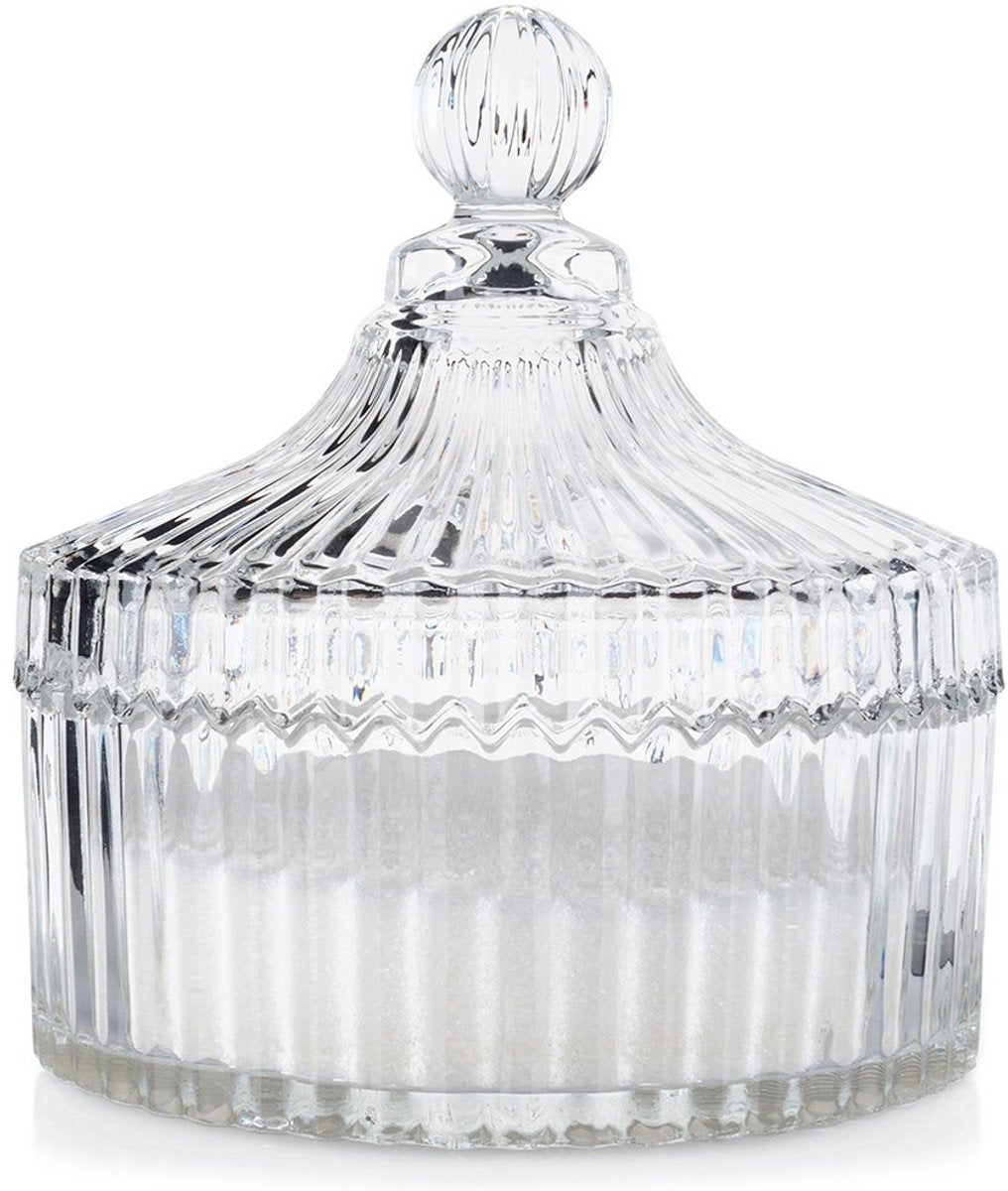 Alpina - glazen suikerpot - 500 ml - decoratief - vaatwasmachinebestendig