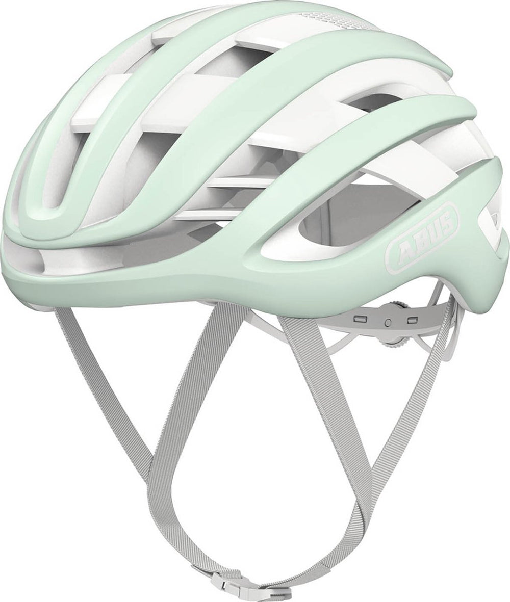 Abus fietshelm airbreaker pure mint l - 59-61 cm - lichtgroen - geschikt voor gebruik op racefietsen - gravelbikes - 230 g