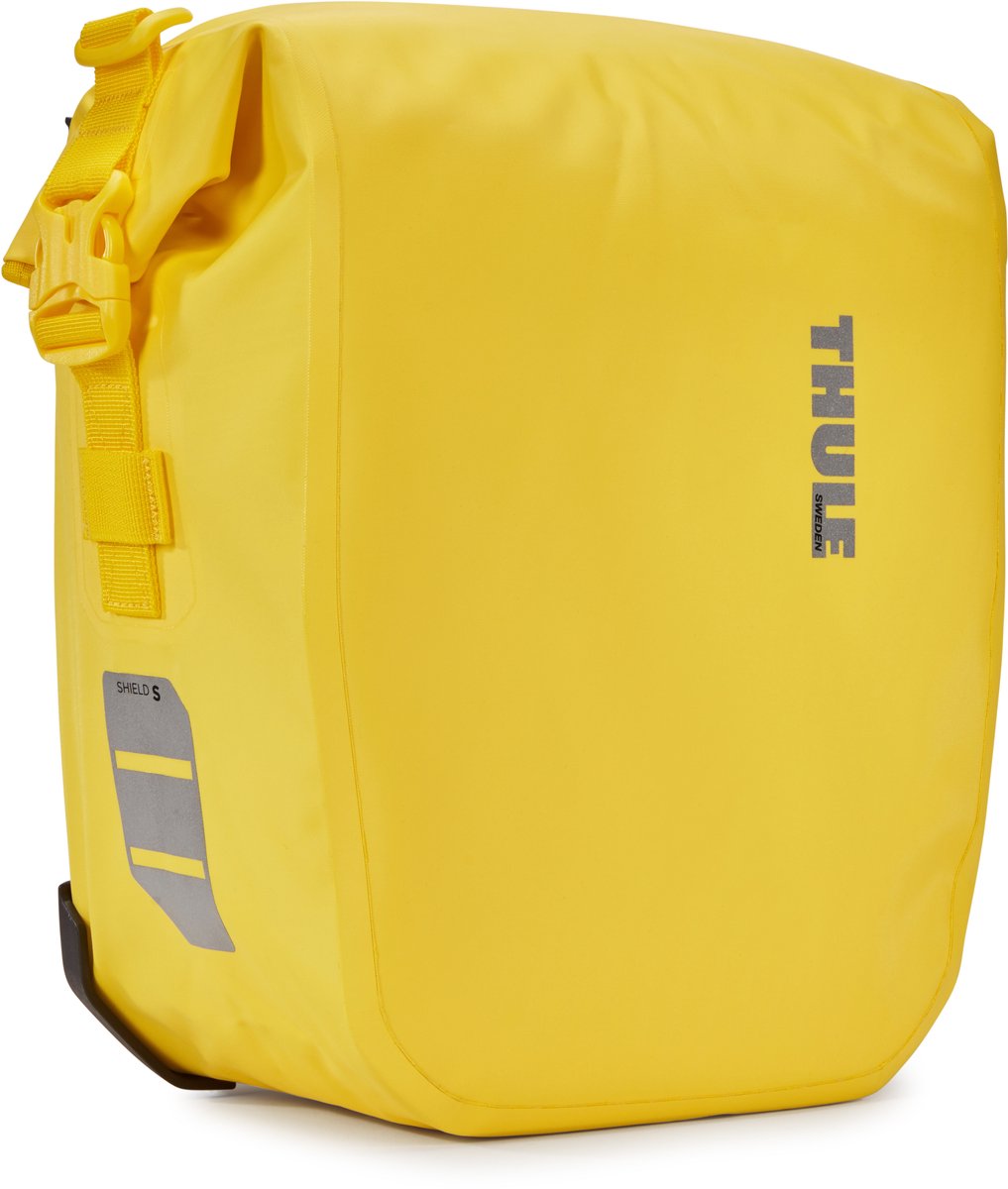 Thule shield fietstas - yellow - 13l inhoud - set van 2 stuks 26l inhoud totaal