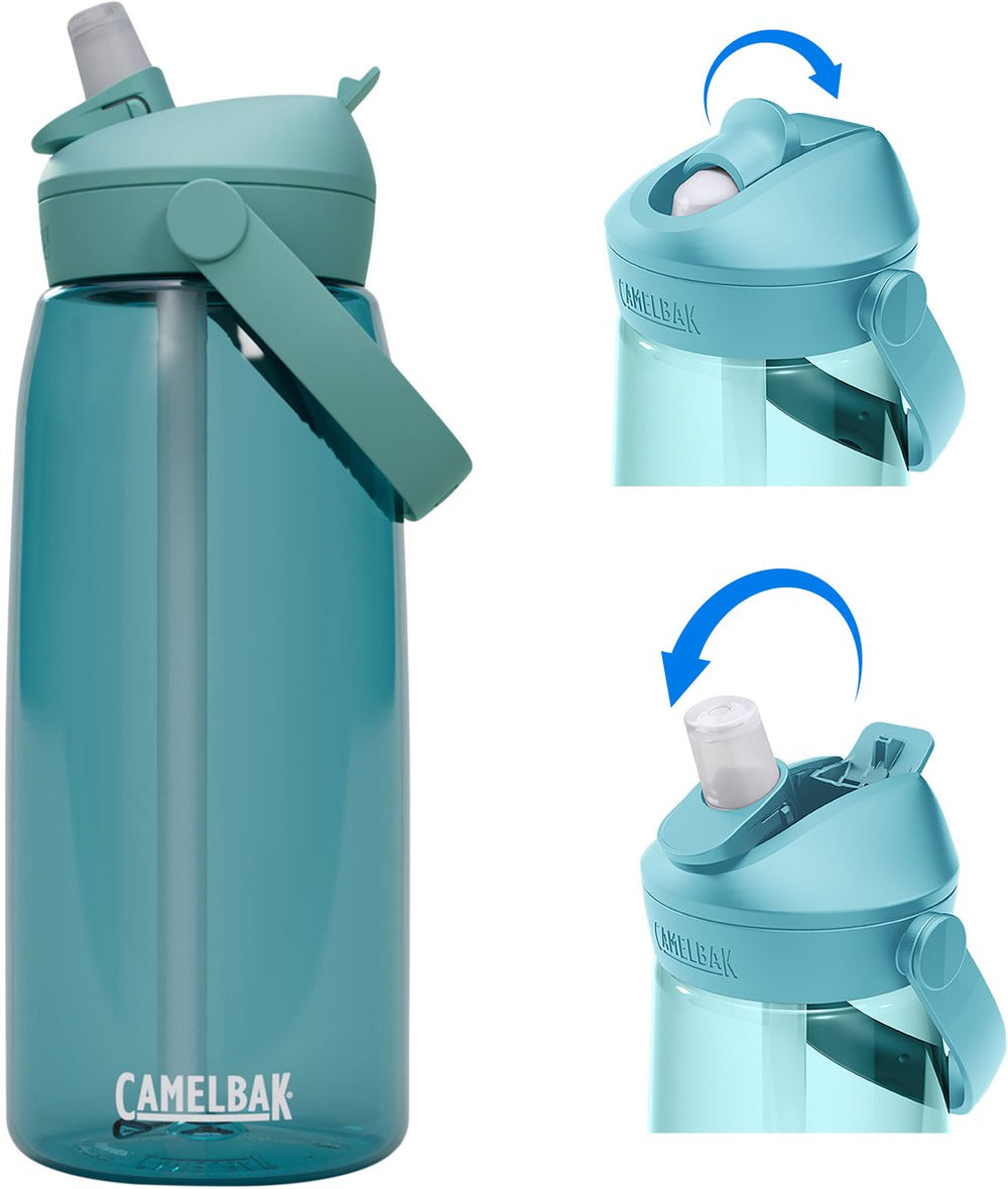 Camelbak thrive flip straw - drinkfles - 1 l - turquoise (cove)
