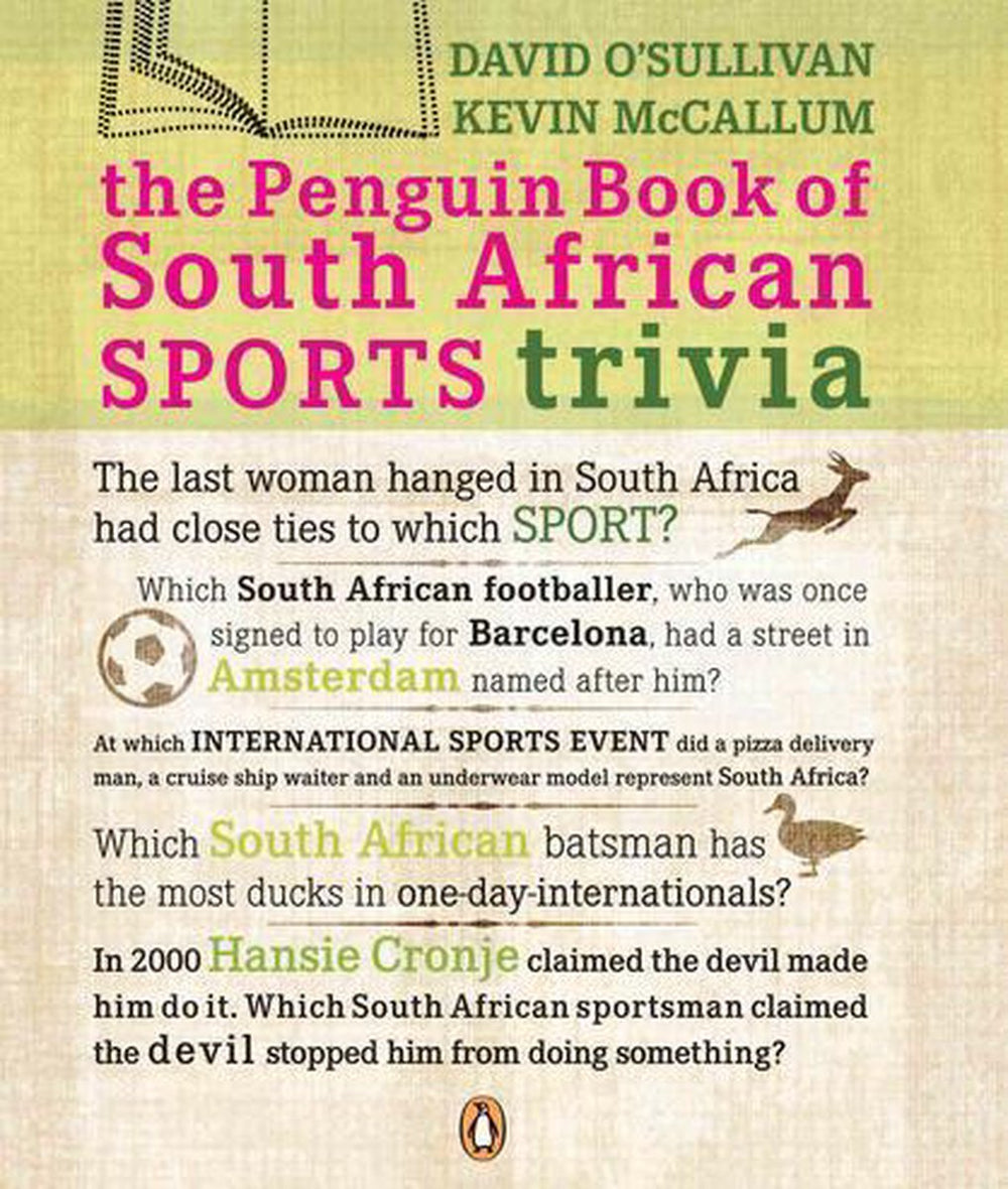 The penguin book of south african sports trivia