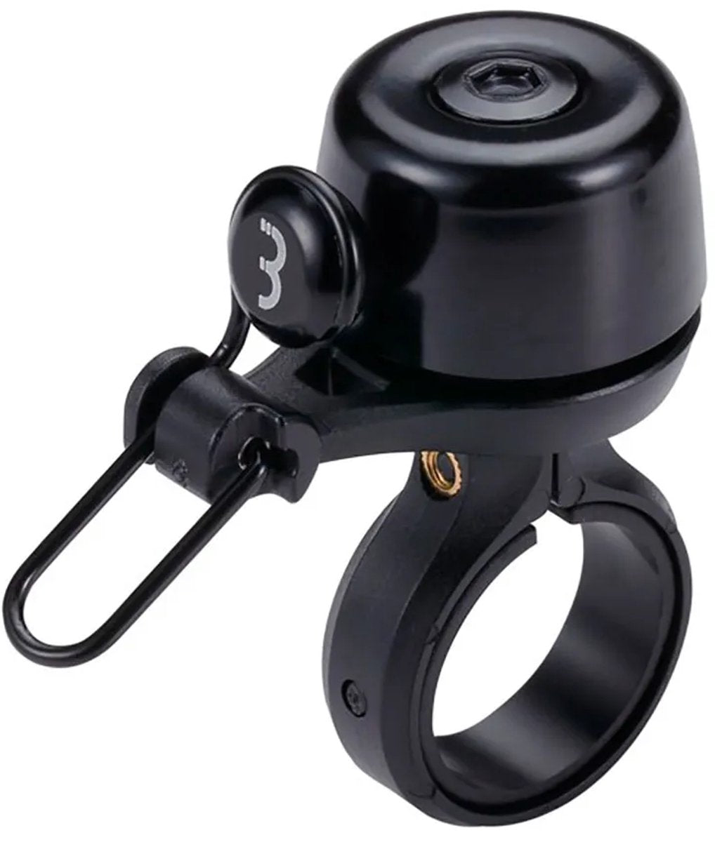 Bbb cycling noisy plus fietsbel - 83 decibel - messing met stalen veer - ø 22.2 25.4 mm - bbb-27