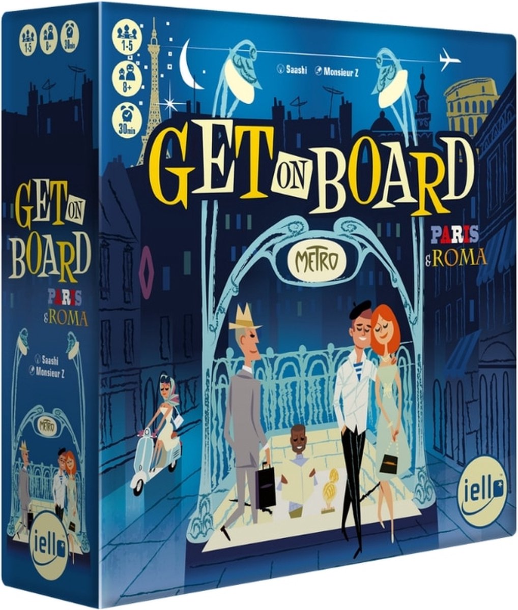 Iello get on board paris roma - bordspel