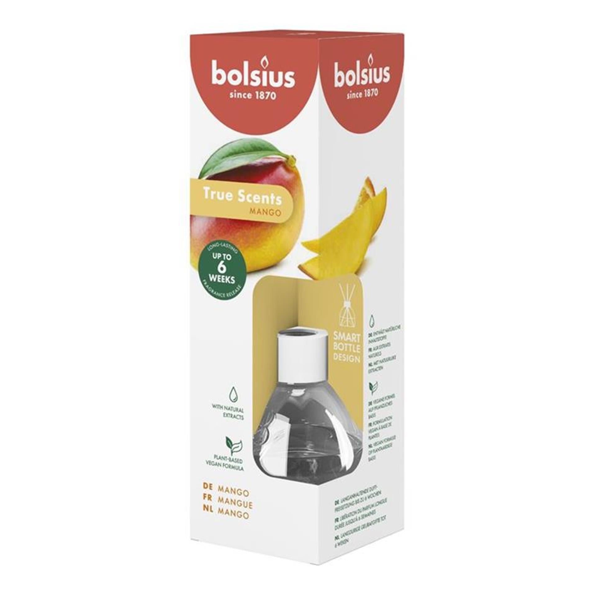 Bolsius echte geuren geurstokjes exotische mango 60 ml