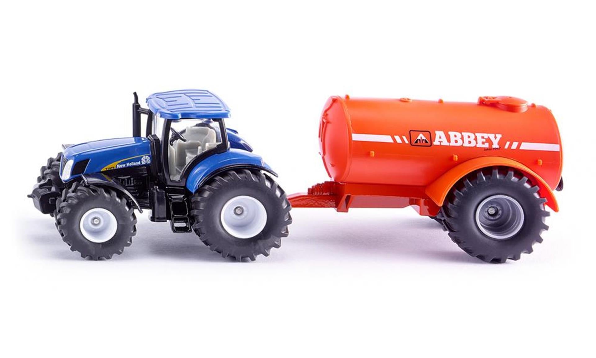 Siku 1945 tractor met eenassig giervat