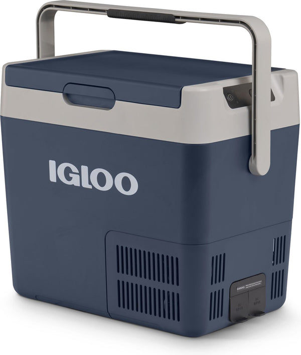 Igloo ICF 18 Compressor Cooler - 19L - 12 24 230V - Blue - White