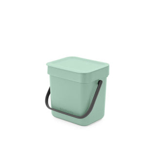 Brabantia afvalbakje sort go 3l jadegroen