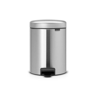 Brabantia newicon pedaalemmer, 5l - mat staal