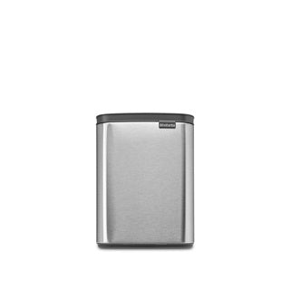 Brabantia bo afvalemmer, 7l - mat staal vingerafdrukbestendig