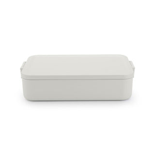 Brabantia lunchbox make take groot lichtgrijs | 2 stuks
