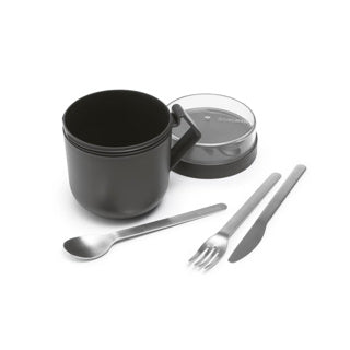 Brabantia make take soepbeker 0.6l donkergrijs