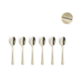 Amefa theelepels champagne 6 stuks