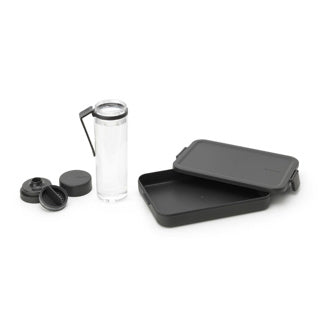 Brabantia breakset make take 2-delig donkergrijs