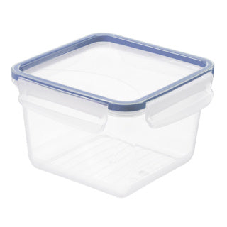 Rotho vershouddoos vierkant 1,4 l clic lock blauw | 2 stuks