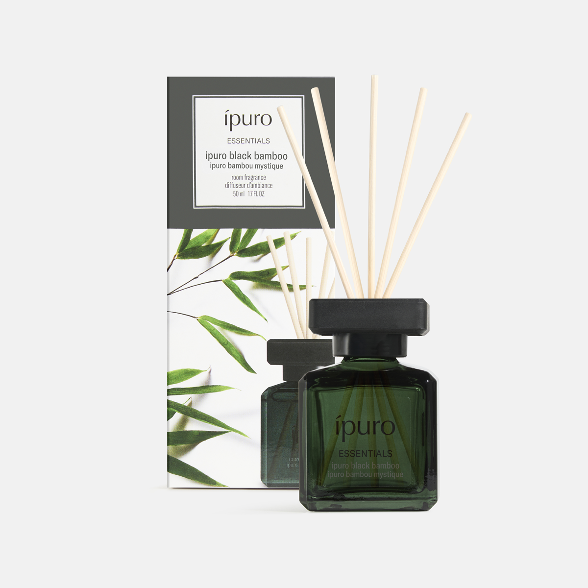 Ipuro geurdiffuser black bamboo 50 ml