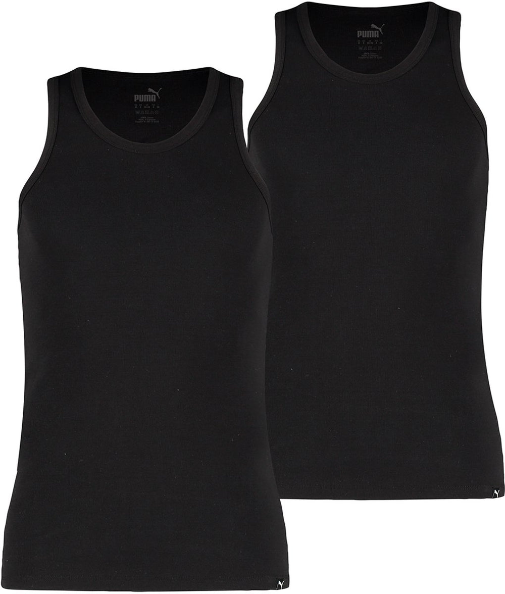 Puma heren everyday hemd - black - l - 2 paar