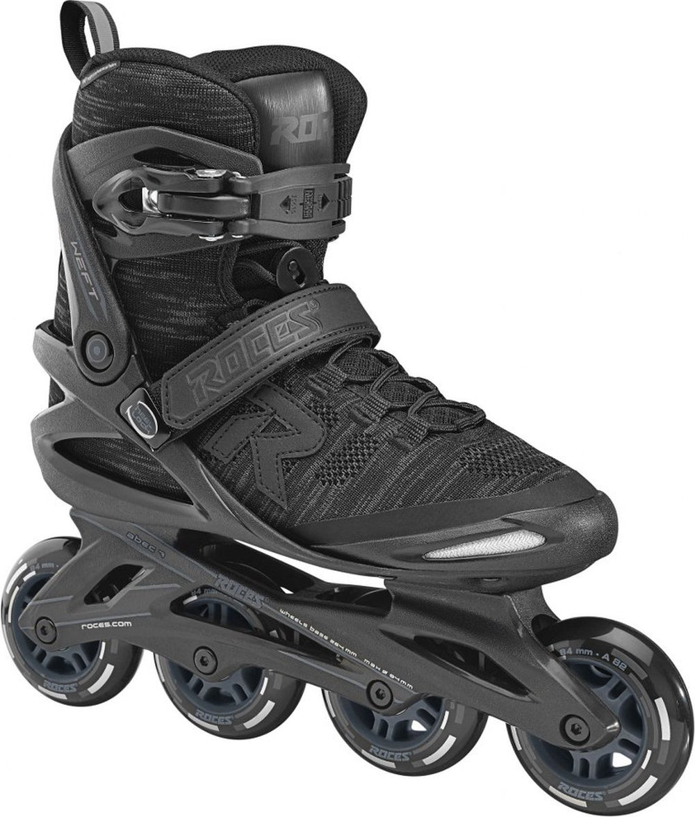 Roces weft thread 84 skeelers unisex – 4x84mm wielen – fitness inline skates – zwart – maat 46