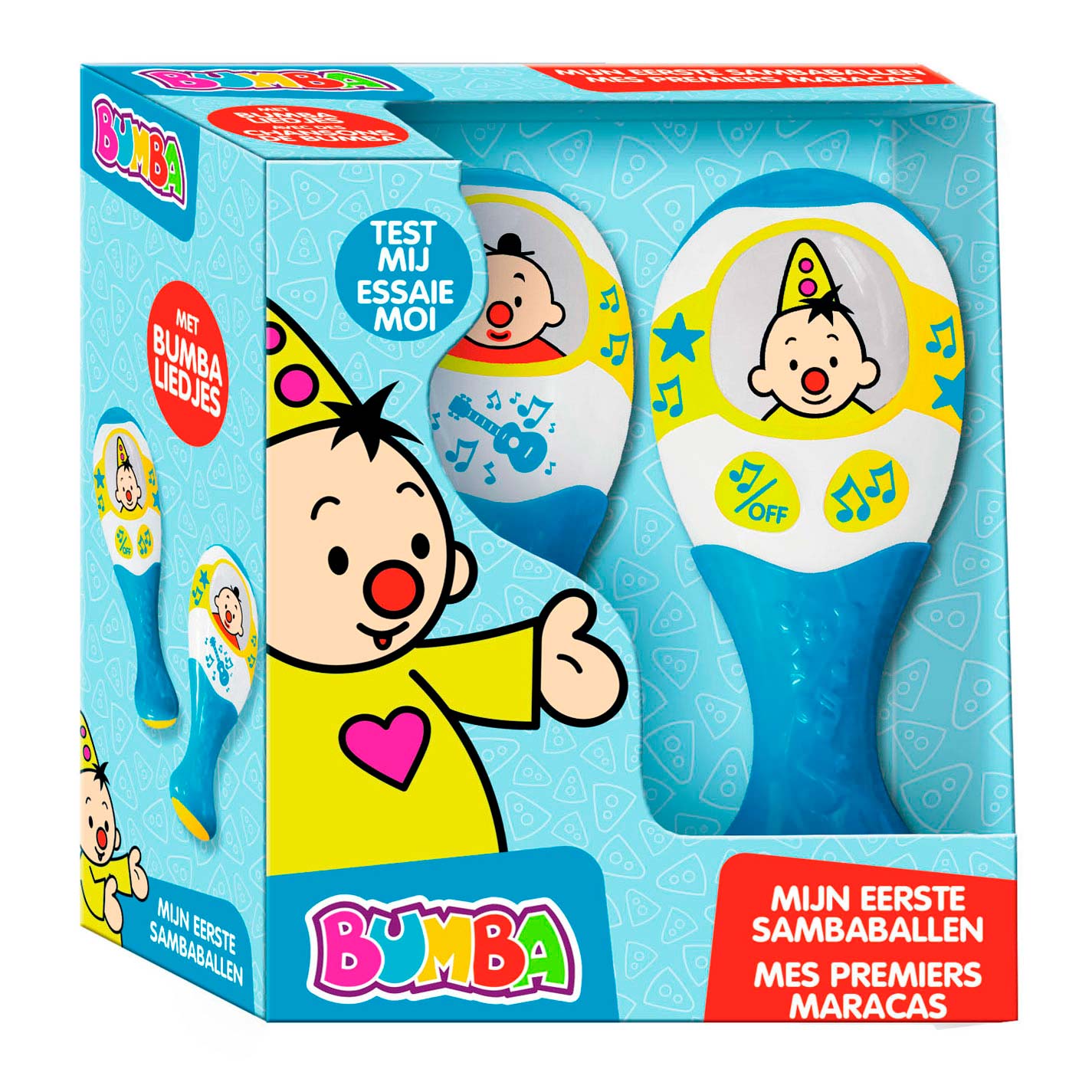 Bumba speelgoedinstrument - sambaballen - met liedjes