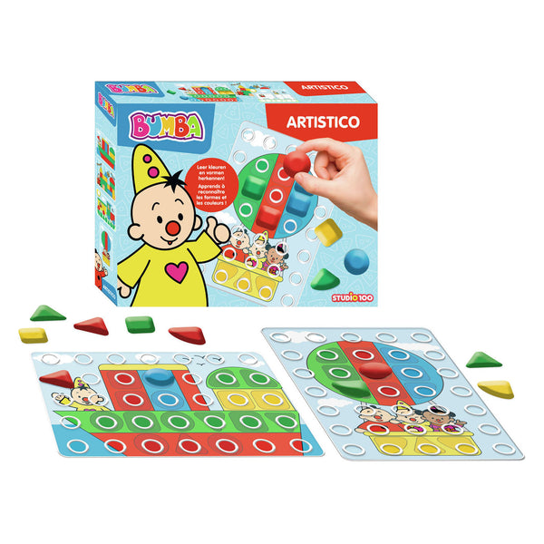 Bumba educational game - artistico - learn to recognize colours and shapes